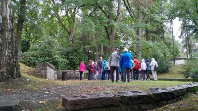 Im „Plauer Garten“. Foto: Stadtverwaltung Flöha/ Anja Irmscher