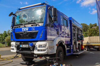 Auch andere Hilfsorganisationen wie das THW stellten sich vor. Foto: Erik Frank Hoffmann